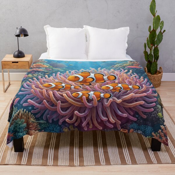Item preview, Coral Reef Symphony Wall Art – Vibrant Tropical Ocean Marine Life Illustration  Coastal Decor designed and sold by ZyxDes.