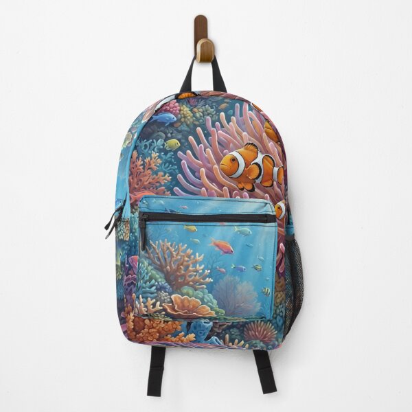Item preview, Coral Reef Symphony Wall Art – Vibrant Tropical Ocean Marine Life Illustration  Coastal Decor designed and sold by ZyxDes.