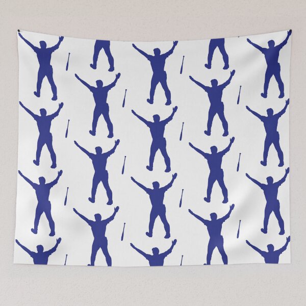 Item preview, Three Run Shot Blue designed and sold by ileana-hartwe.