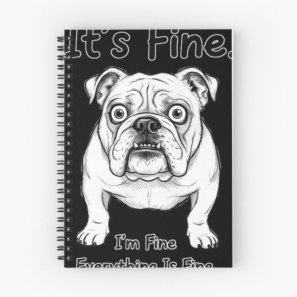 Item preview, It's Fine, I'm Fine, Everything Is Fine" - Sarcastic Pug Illustration Style #9806 designed and sold by shawn-muse.