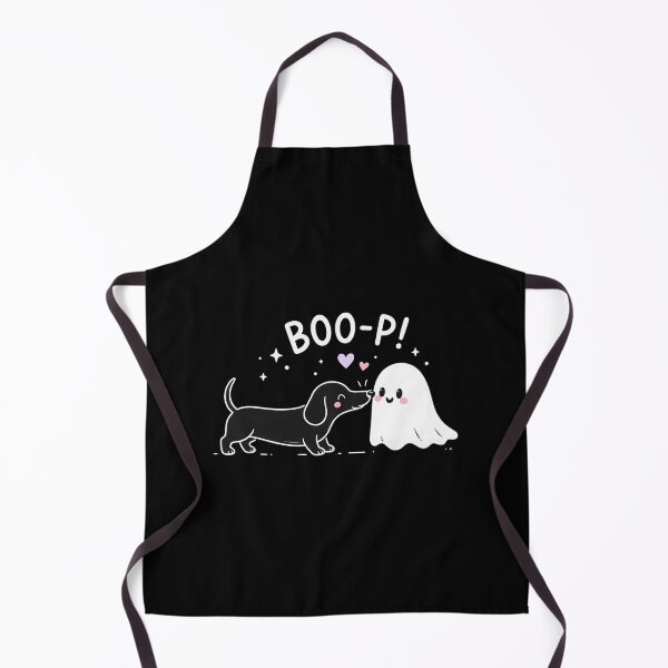 Item preview, Boo-p! Cute Dachshund and Ghost designed and sold by OlyvieArt.