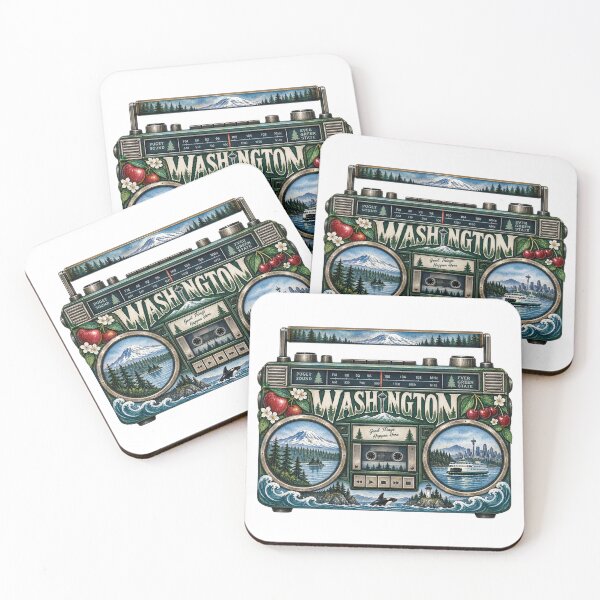 Item preview, Washington Gen X Boom Box designed and sold by Whimspired By Paxx.