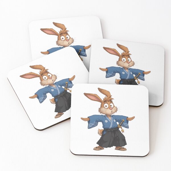 Item preview, Rabbit a Japanese Warrior  designed and sold by Cowmiow .