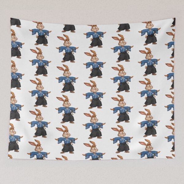 Item preview, Rabbit a Japanese Warrior  designed and sold by Cowmiow .
