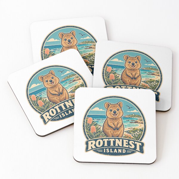 Item preview, Rottnest Island Quokka Australia – Cute Retro Travel Wildlife Design designed and sold by Globalcitytees.