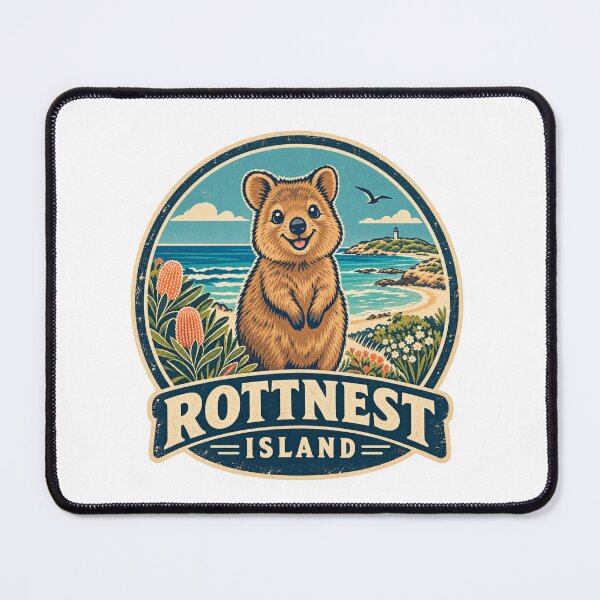 Item preview, Rottnest Island Quokka Australia – Cute Retro Travel Wildlife Design designed and sold by Globalcitytees.