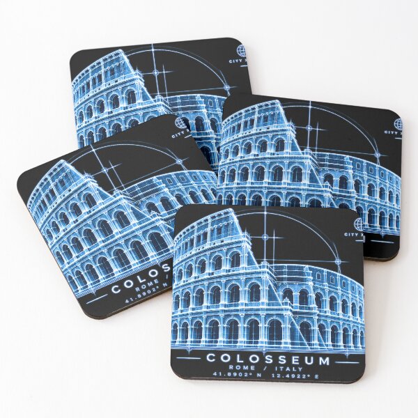 Item preview, Colosseum Rome X-Ray Architecture Blueprint designed and sold by CITY-XRAY.