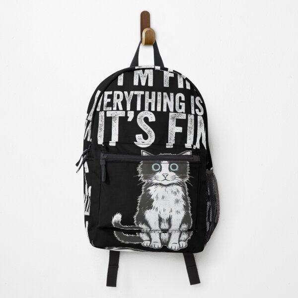 Item preview, It's Fine, I'm Fine, Everything is Fine" - Sarcastic Cat Graphic Style #214 designed and sold by shawn-muse.