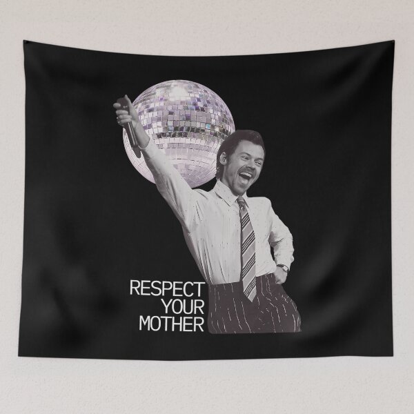 Item preview, Respect Your Mother Disco Dance Ball Statement Harry Design Styles designed and sold by TaylorUpton.