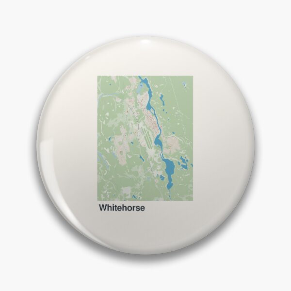 Item preview, Whitehorse Minimalistic Map Art designed and sold by MapsNerd.