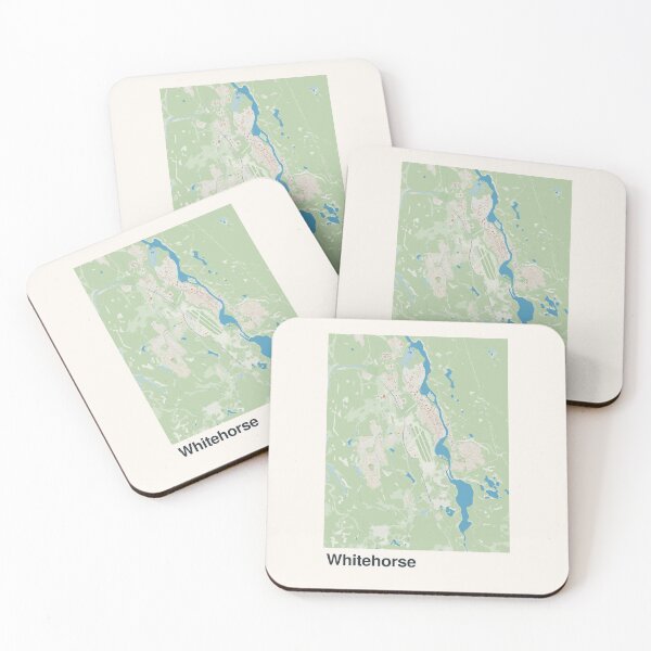 Item preview, Whitehorse Minimalistic Map Art designed and sold by MapsNerd.