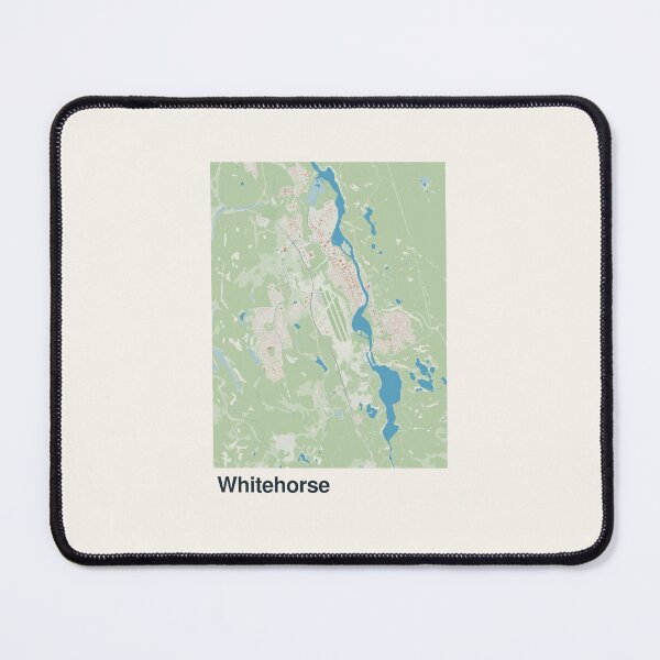 Item preview, Whitehorse Minimalistic Map Art designed and sold by MapsNerd.