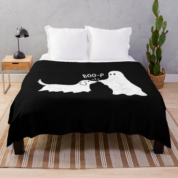 Item preview, Boo-P Dog Ghost Playful Wiener Dog Art designed and sold by OlyvieArt.