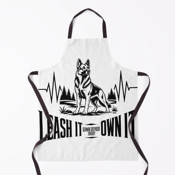 Item preview, Leash It Own It German Shepherd Energy | GSD Dog Lover Heartbeat designed and sold by StyxIND.