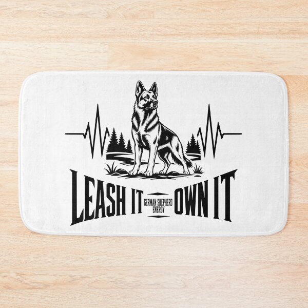 Item preview, Leash It Own It German Shepherd Energy | GSD Dog Lover Heartbeat designed and sold by StyxIND.