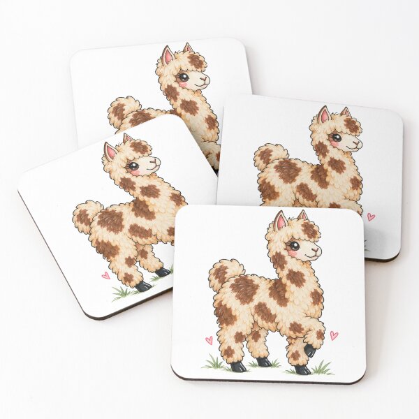 Item preview, Lil spotted llama pose designed and sold by Darcie Smith.