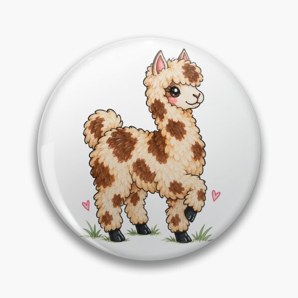 Item preview, Lil spotted llama pose designed and sold by Darcie Smith.