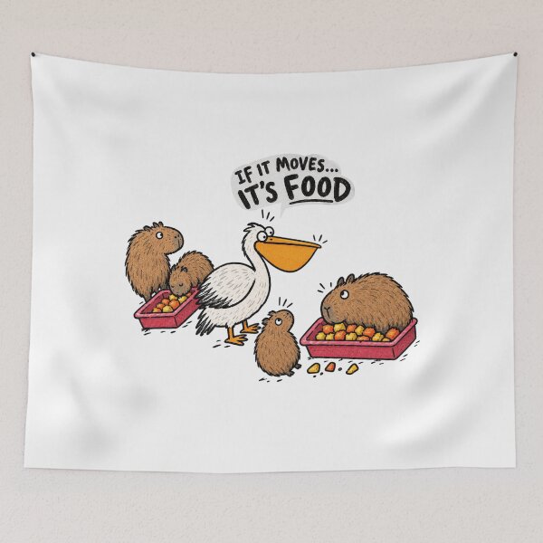 Item preview, Pelican x pelican eats everything designed and sold by The  Knick Knack Nook.