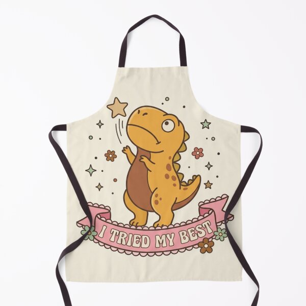 Item preview, I Tried My Best Cute Stressed Dinosaur Art designed and sold by Fine-Arts-Lab.
