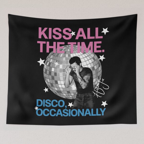 Item preview, Harry Style Kiss All The Time Disco Occasionally Disco Ball Love On Tour designed and sold by MadilynHickle.