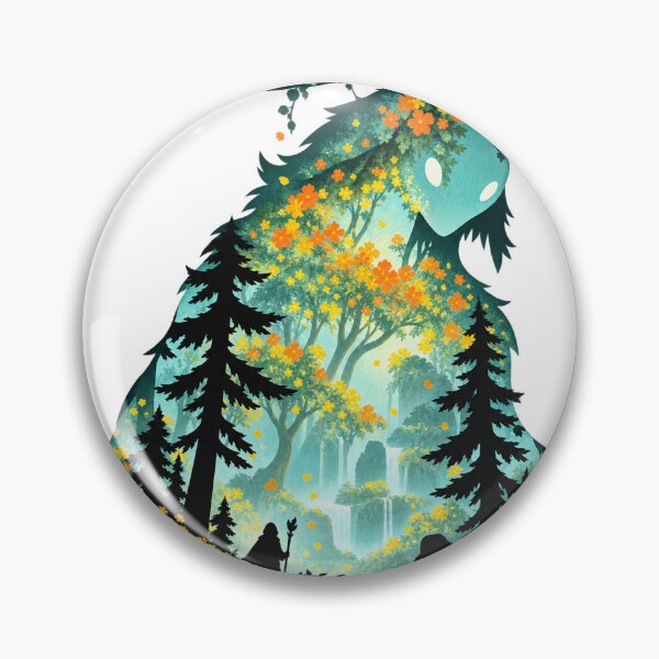 Item preview, Mystical forest spirit with flower antlers designed and sold by LongIslandDesgn.