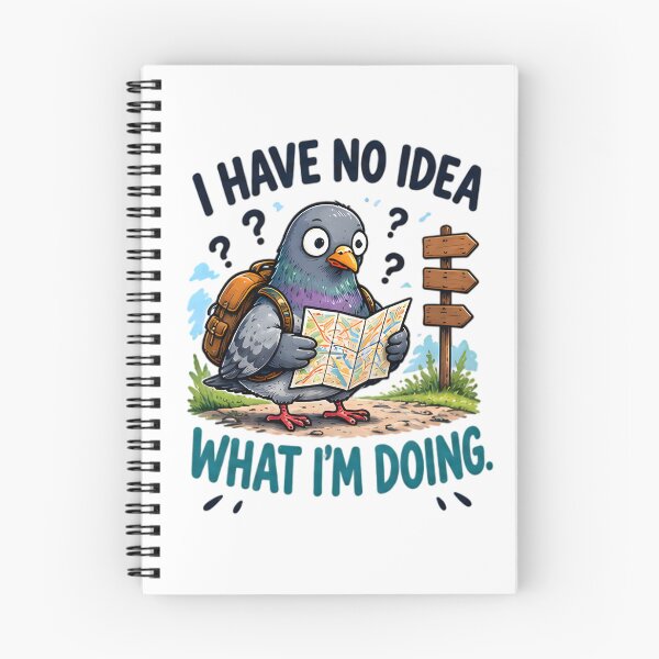 Item preview, I Have No Idea What I'm Doing Funny Lost Pigeon Map designed and sold by Pyt27.