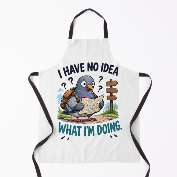 Item preview, I Have No Idea What I'm Doing Funny Lost Pigeon Map designed and sold by Pyt27.