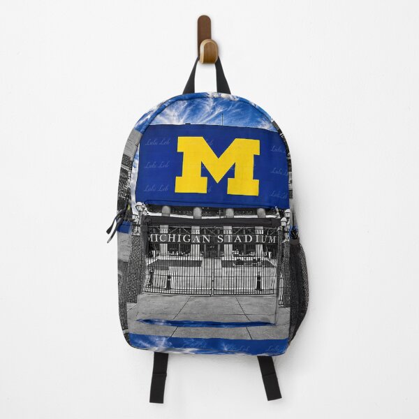Item preview, Michigan Stadium Maize and Blue Dramatic Sky designed and sold by LuluLeb.