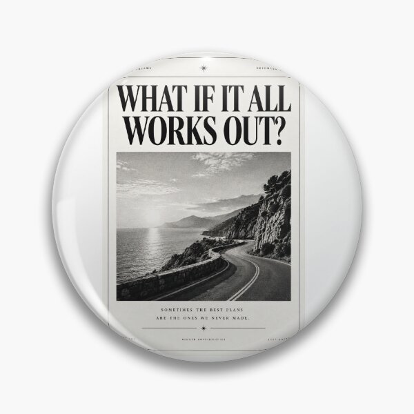 Item preview, What If It All Works Out Vintage Newspaper Poster designed and sold by SoftSpaceDesign.
