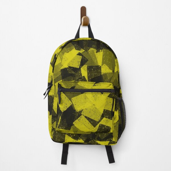 Item preview, Cubism Abstract Green Yellow Black Pattern designed and sold by ArtbyDebbieC.