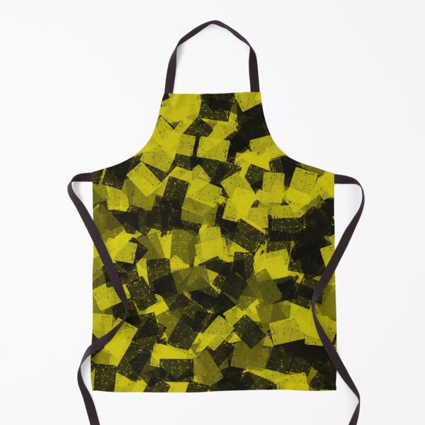 Item preview, Cubism Abstract Green Yellow Black Pattern designed and sold by ArtbyDebbieC.