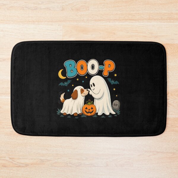 Item preview, Cute Boo-P Dog And Ghost Halloween Art designed and sold by OlyvieArt.