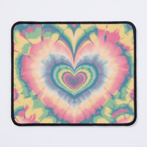 Item preview, Pastel Tie Dye Heart Hippie Pattern designed and sold by NatArtSA.