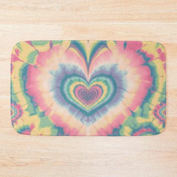 Item preview, Pastel Tie Dye Heart Hippie Pattern designed and sold by NatArtSA.