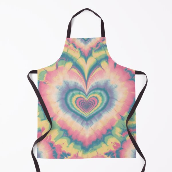 Item preview, Pastel Tie Dye Heart Hippie Pattern designed and sold by NatArtSA.