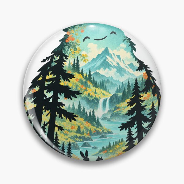 Item preview, Lovable mountain yeti with squirrels designed and sold by LongIslandDesgn.
