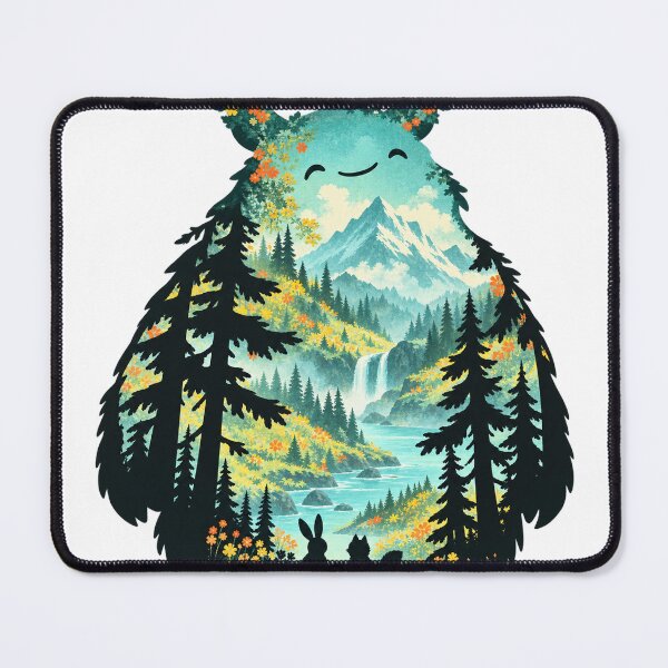 Item preview, Lovable mountain yeti with squirrels designed and sold by LongIslandDesgn.