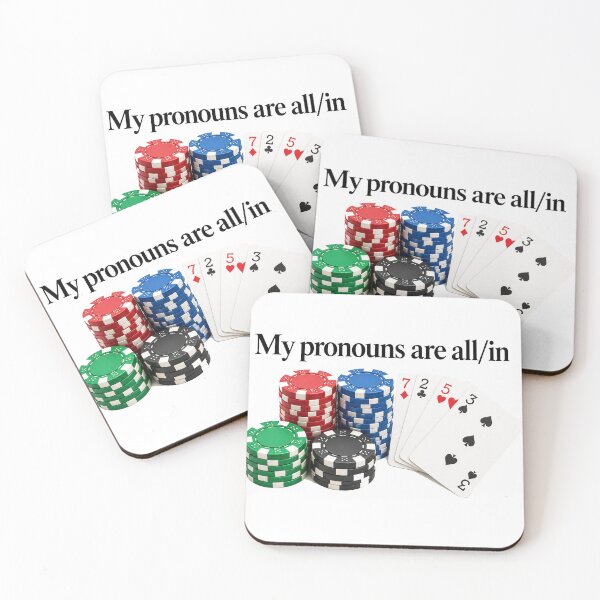 Item preview, My Pronouns Are All In Funny Poker Meme Sarcastic Gambling designed and sold by andypater.