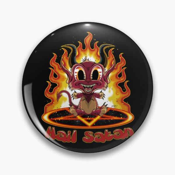 Item preview, Cute Cartoon Red Devil and Fire Ring designed and sold by WilmaKindle.