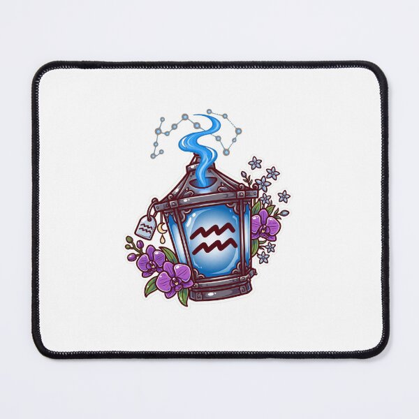 Item preview, Aquarius Zodiac Lantern designed and sold by LunaGlow Studio.