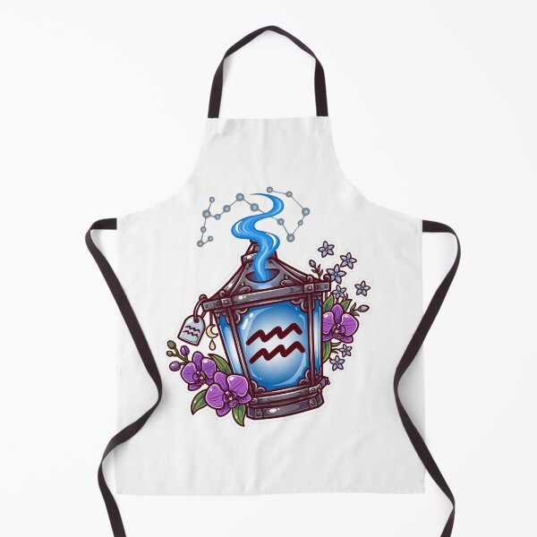 Item preview, Aquarius Zodiac Lantern designed and sold by LunaGlow Studio.