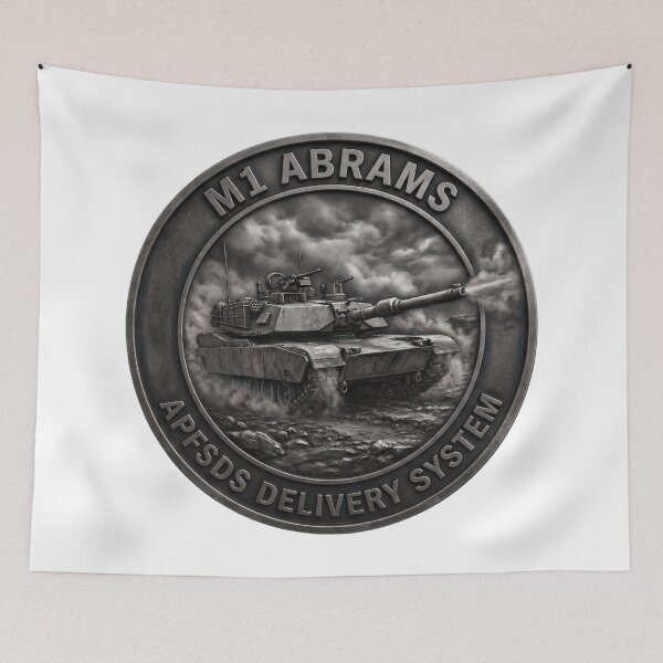 Item preview, M1 Abrams Tank Tactical Humor Emblem designed and sold by ArtDreams92.