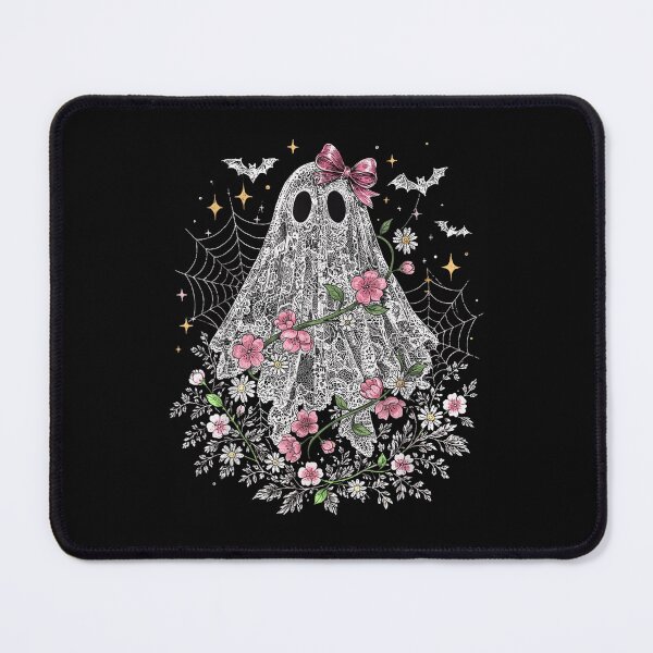 Item preview, Halloween Lace Ghost Floral Coquette Bow Women Girl Kid designed and sold by Taniyah Gomes.