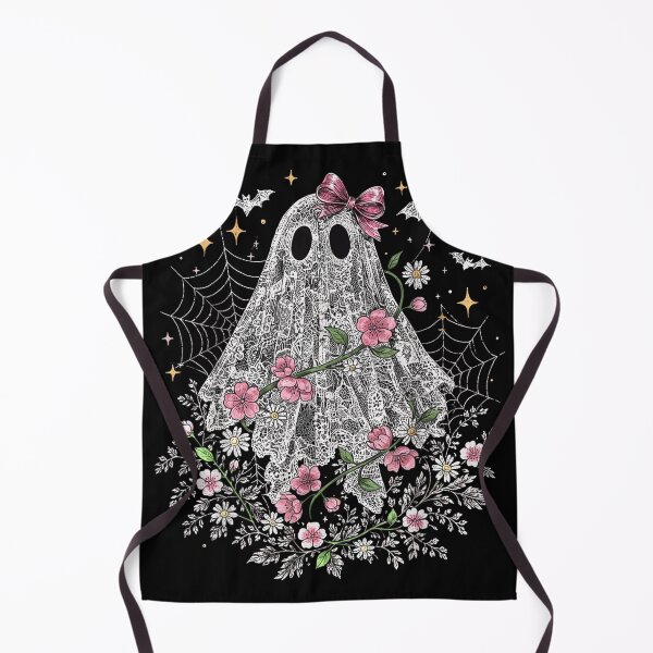Item preview, Halloween Lace Ghost Floral Coquette Bow Women Girl Kid designed and sold by Taniyah Gomes.