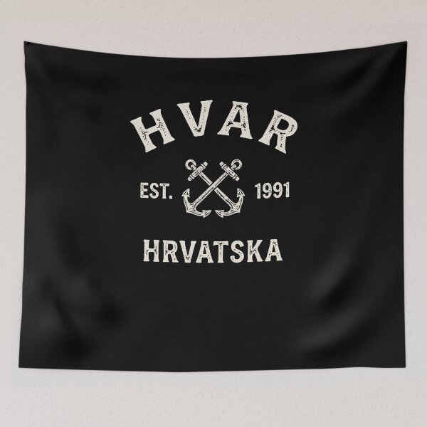 Item preview, Hvar Croatia Hrvatska Vintage Crossed Boat Anchor designed and sold by Alzasshop.