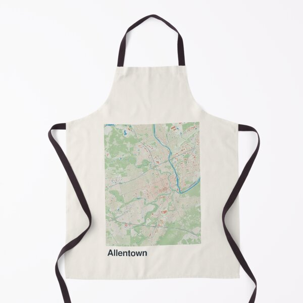 Item preview, Allentown Minimalistic Map Art designed and sold by MapsNerd.