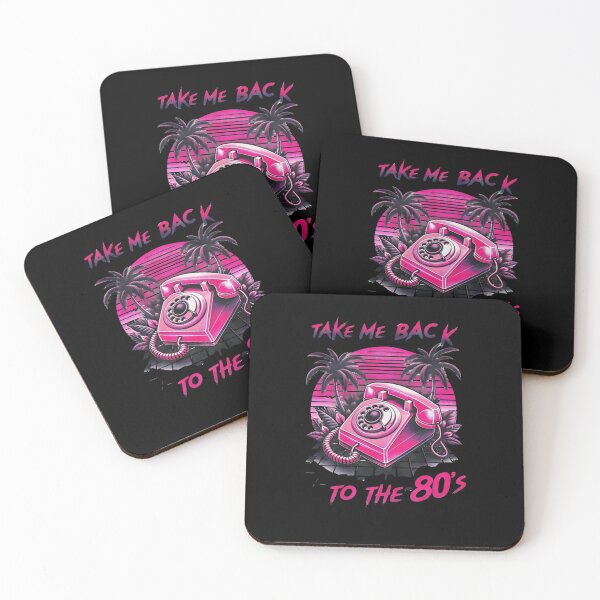 Item preview, Retro Synthwave Neon Pink Rotary Phone designed and sold by WilmaKindle.