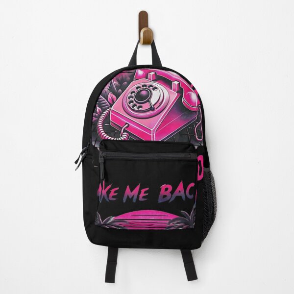 Item preview, Retro Synthwave Neon Pink Rotary Phone designed and sold by WilmaKindle.