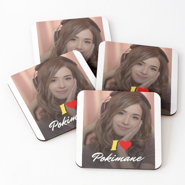 Item preview, Pokimane Painted Effect T-Shirt and Sticker designed and sold by DiverseDazzle.