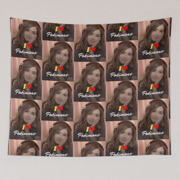 Item preview, Pokimane Painted Effect T-Shirt and Sticker designed and sold by DiverseDazzle.